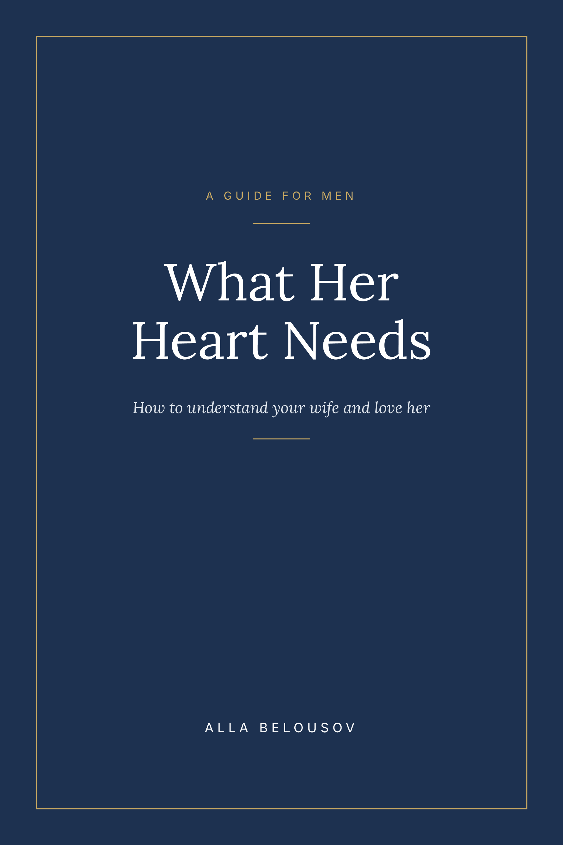 The cover of What Her Heart Needs